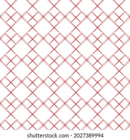 Modern geometric, great design for any purposes. Vector fabric seamless pattern. Modern decoration concept. Seamless vector texture.
