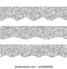 Modern geometric grey halftone background of bright glowing perspective with ellipce element circle. Graphic image template white black tone. Abstract vector Illustration eps10 for business brochure