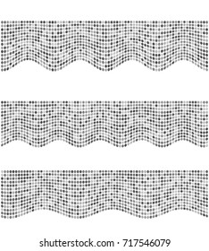 Modern geometric grey halftone background of bright glowing perspective with ellipce element circle. Graphic image template white black tone. Abstract vector Illustration eps10 for business brochure