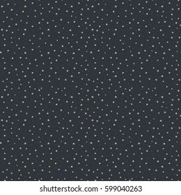 Modern Geometric hand-drawn Star Pattern. Vector Star seamless Pattern Background