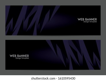 The modern geometric header website banner template for background.