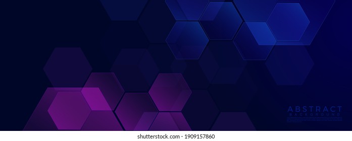 modern geometric hexagon shape Poster, wallpaper, Landing page. Vector Illustration