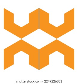 modern geometric hexagonal shape design element