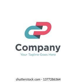 modern geometric initial C D logotype design vector. company, business, corporate symbol icon