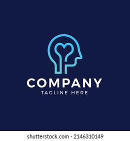 Modern and Geometric Initial Logo Concept Template