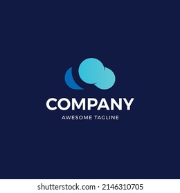 Modern and Geometric Initial Logo Concept Template