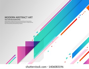 Modern geometric layout background. vector illustration