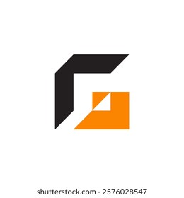 A modern and geometric letter "G" logo design.