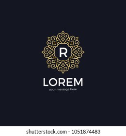 Design de logotipo geométrico moderno. Modelo de logotipo abstrato. Ilustração vetorial.