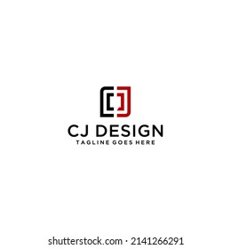 CJ, diseño inicial del logotipo de JC