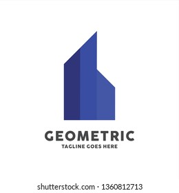 Modern and Geometric Logo Design Vector Element for identity, Company, Business And Brand logotype. Abstract icon and colorful symbol.