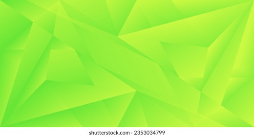fondo abstracto geométrico moderno de gradiente verde bajo y amarillo	