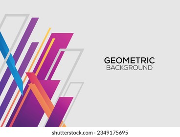 modern geometric minimalist background design