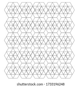Modern geometric octagon vector pattern.