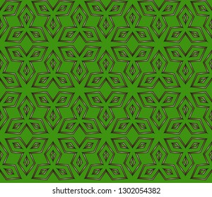  Modern geometric ornament. . Decorative texture. The background mosaic.  Stylish and golden  texture. Luxury  vector pattern. Vector illustration