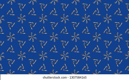  Modern geometric ornament. . Decorative texture. The background mosaic.  Stylish and golden  texture. Luxury  vector pattern. Vector illustration