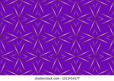  Modern geometric ornament. . Decorative texture. The background mosaic.  Stylish and golden  texture. Luxury  vector pattern. Vector illustration
