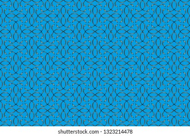  Modern geometric ornament. . Decorative texture. The background mosaic.  Stylish and golden  texture. Luxury  vector pattern. Vector illustration