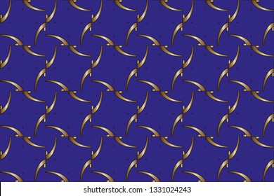  Modern geometric ornament. . Decorative texture. The background mosaic.  Stylish and golden  texture. Luxury  vector pattern. Vector illustration