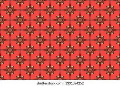 Modern geometric ornament. . Decorative texture. The background mosaic.  Stylish and golden  texture. Luxury  vector pattern. Vector illustration