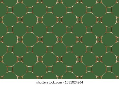  Modern geometric ornament. . Decorative texture. The background mosaic.  Stylish and golden  texture. Luxury  vector pattern. Vector illustration