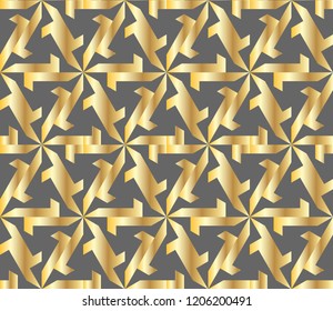 Modern geometric ornament. Seamless illustration for design. Decorative texture. The background mosaic.
