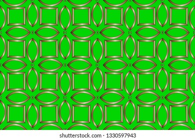Modern geometric ornament. Seamless  illustration for design. Decorative texture. seamless pattern with golden elements     