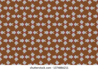 Modern geometric ornament. Seamless illustration for design. Decorative texture. Seamless pattern golden with elements . Design solution for interior decoration, floor steps, walls 
