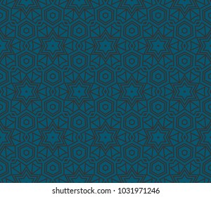 Modern geometric ornament. Seamless vector illustration for design.