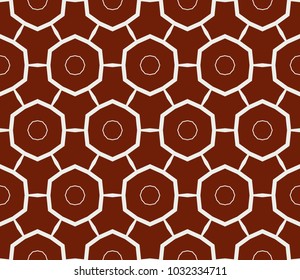 Modern geometric ornament. Seamless vector illustration for design.
