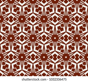 Modern geometric ornament. Seamless vector illustration for design.