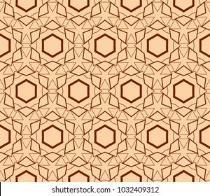 Modern geometric ornament. Seamless vector illustration for design.