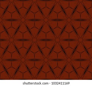 Modern geometric ornament. Seamless vector illustration for design.