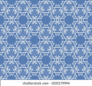 Modern geometric ornament. Seamless vector illustration for design.