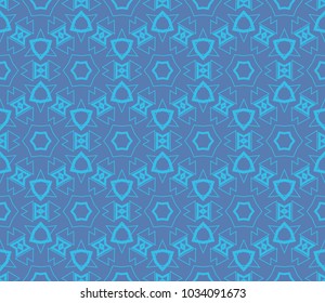 Modern geometric ornament. Seamless vector illustration for design.