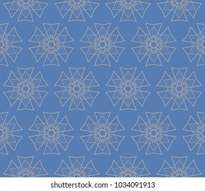 Modern geometric ornament. Seamless vector illustration for design.