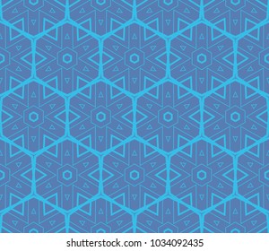 Modern geometric ornament. Seamless vector illustration for design.