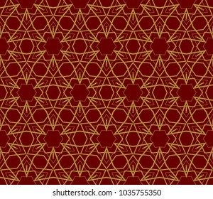 Modern geometric ornament. Seamless vector illustration for design.