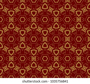 Modern geometric ornament. Seamless vector illustration for design.