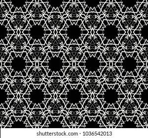 Modern geometric ornament. Seamless vector illustration for design.