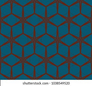 Modern geometric ornament. Seamless vector illustration for design.