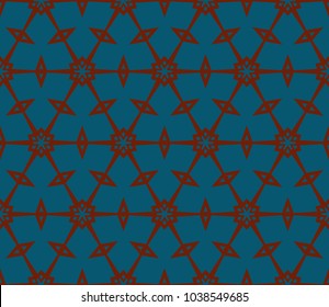Modern geometric ornament. Seamless vector illustration for design.