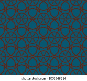 Modern geometric ornament. Seamless vector illustration for design.
