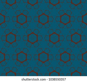 Modern geometric ornament. Seamless vector illustration for design.