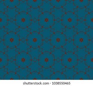 Modern geometric ornament. Seamless vector illustration for design.