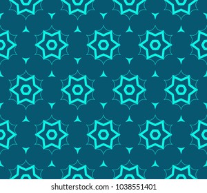 Modern geometric ornament. Seamless vector illustration for design.