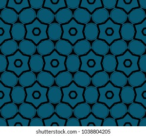 Modern geometric ornament. Seamless vector illustration for design.