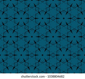 Modern geometric ornament. Seamless vector illustration for design.