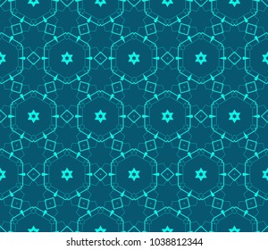 Modern geometric ornament. Seamless vector illustration for design.