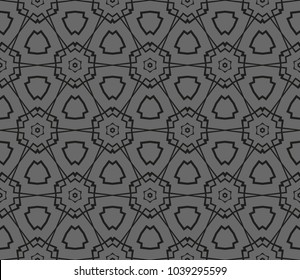 Modern geometric ornament. Seamless vector illustration for design.